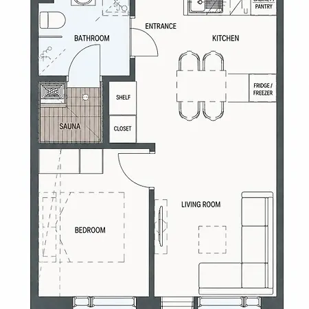 Lapland Ii With Sauna, Free Wi-fi And Parking Next To The Railway Station Appartement *